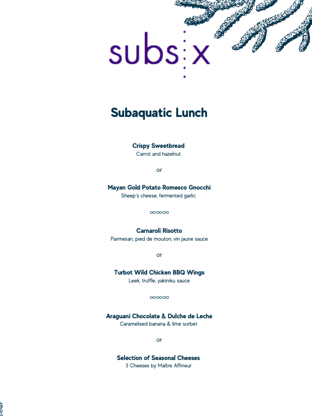 subsix_underwater_restaurant_menu