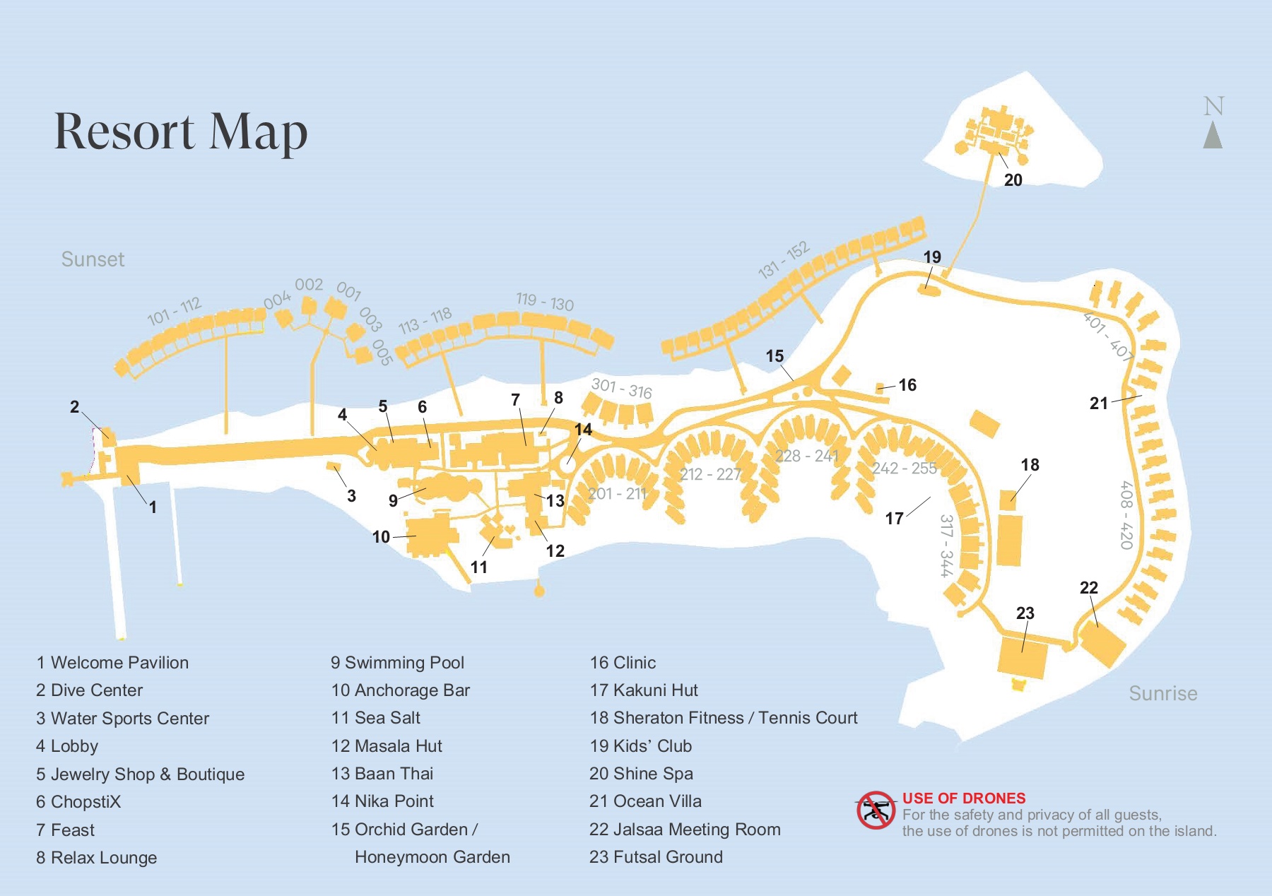 Sheraton-Maldives-resort-and-spa-Map-resort 