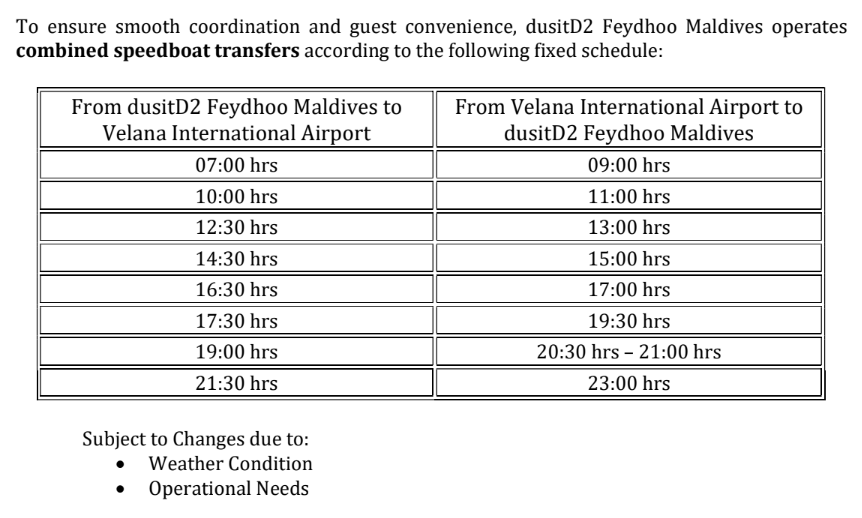 dusitD2-Feydhoo-Maldives-Speedboat-Schedule